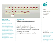 Tablet Screenshot of pnt.de