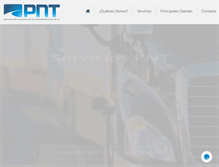 Tablet Screenshot of pnt.com.mx